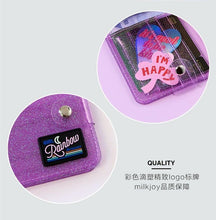 Transparent Jelly Glitter Card Holder