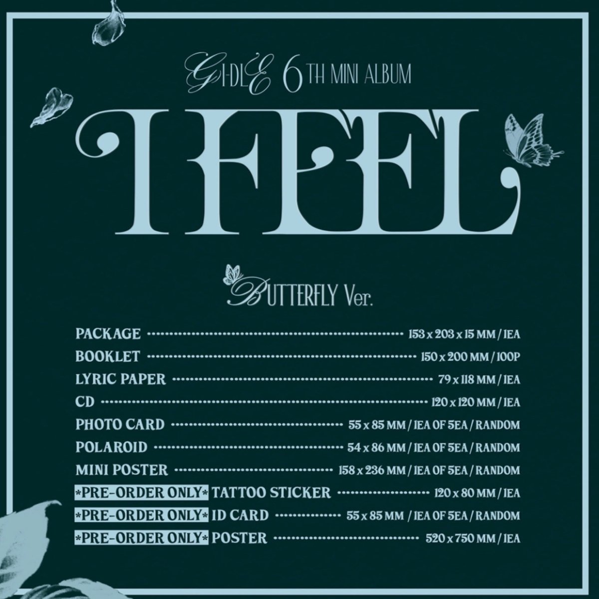 (G)I-DLE - I FEEL 6th Mini Album (You Can Choose Ver) - K-STAR