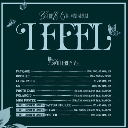 (G)I-DLE - I FEEL 6th Mini Album (You Can Choose Ver) - K-STAR