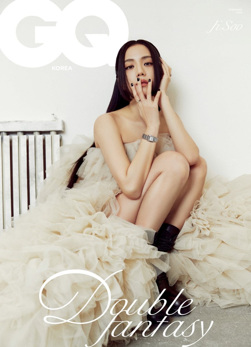 GQ KOREA - BLACKPINK JISOO 2023 February Coverman - K-STAR