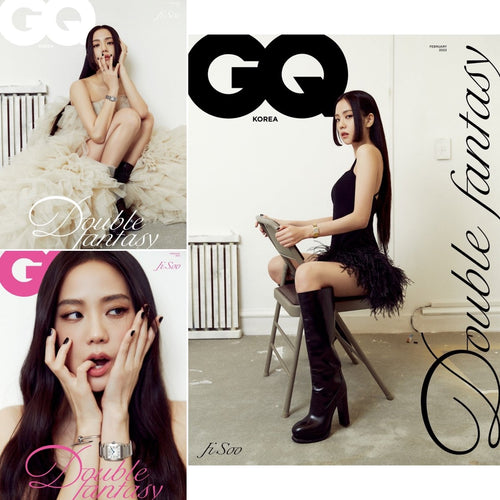 GQ KOREA - BLACKPINK JISOO 2023 February Coverman - K-STAR