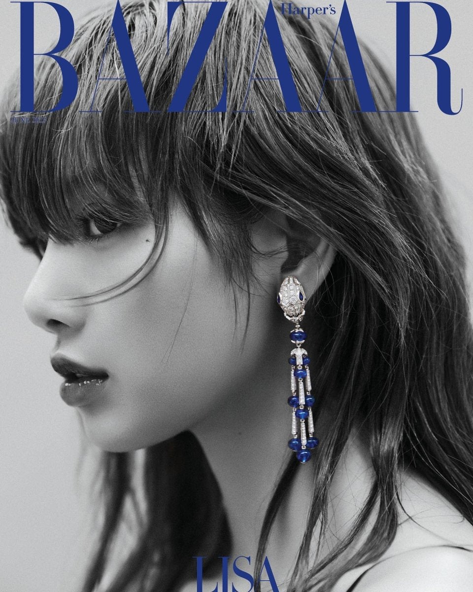 HARPER’s BAZAAR KOREA - BLACKPINK LISA 2023 June Cover - K-STAR