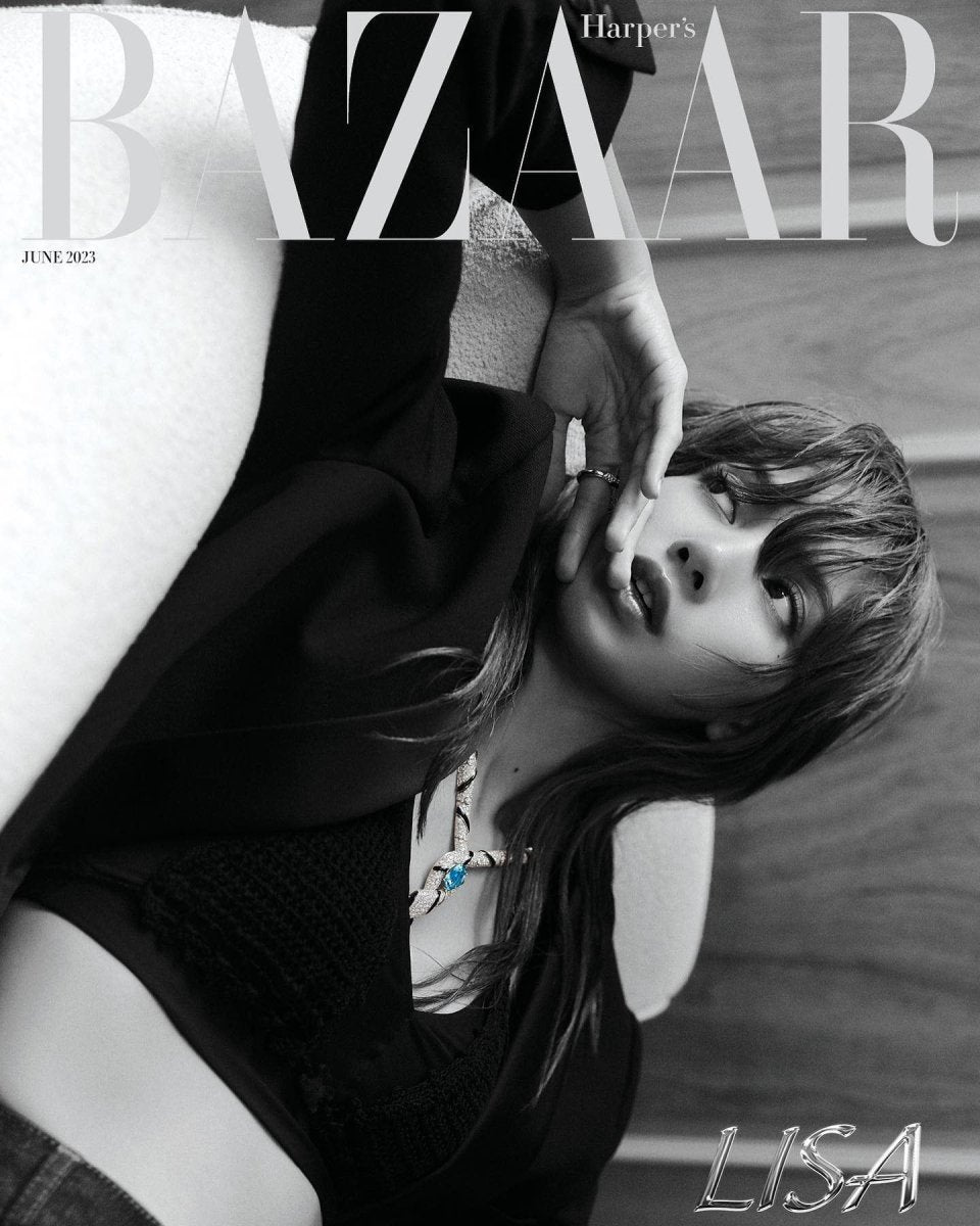 HARPER’s BAZAAR KOREA - BLACKPINK LISA 2023 June Cover - K-STAR