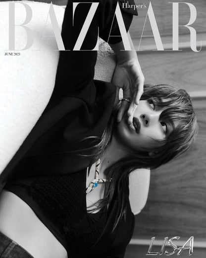 HARPER’s BAZAAR KOREA - BLACKPINK LISA 2023 June Cover - K-STAR
