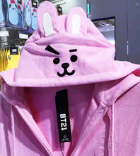 [LINE X BT21] BT21 Zip Up Hoodie