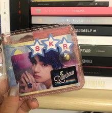 Transparent Jelly Glitter Card Holder
