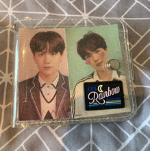 Transparent Jelly Glitter Card Holder
