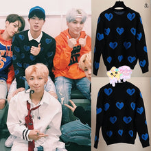Jin's Style Hearts Sweater