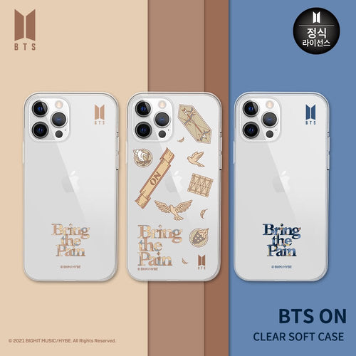 [HYBE] BTS ON Clear Soft Case (iPhone + Galaxy) - K-STAR