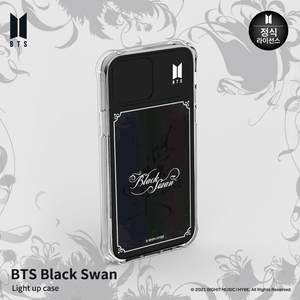 [HYBE] BTS Swan Light up Case (iPhone + Galaxy) - K-STAR