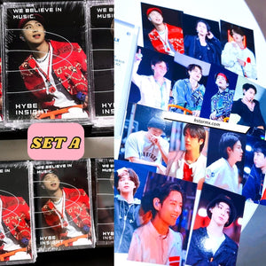 HYBE INSIGHT BTS - Behind The Stage: Permission To Dance Photocard Set and Poster Set - K-STAR