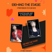 HYBE INSIGHT BTS - Behind The Stage: Permission To Dance Photocard Set and Poster Set - K-STAR