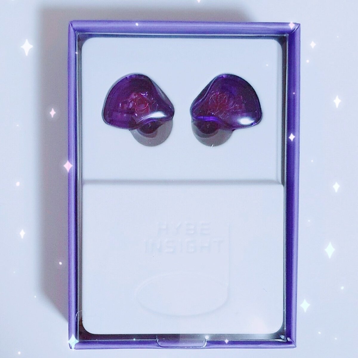 HYBE INSIGHT - BTS Official IN EAR Headphones PURPLE EDITION - K-STAR