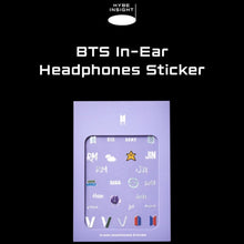 HYBE INSIGHT - BTS Official IN EAR Headphones STICKERS - K-STAR