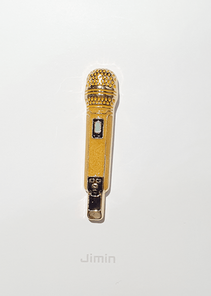 HYBE INSIGHT - BTS Official Member Mic Badge + Photocard - K-STAR
