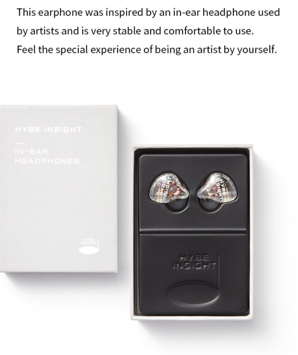 【希少】HYBE INSIGHT InEarHeadphones イヤフォン HYBE INSIGHT - IN EAR Headphones – K-STAR