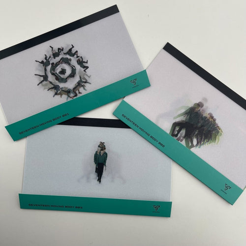 HYBE INSIGHT - SEVENTEEN Official Moving Body Lenticular Postcard SET (3ea) - K-STAR