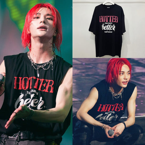 Hyunjin’s Style Hotter Than Your Ex Tee - K-STAR