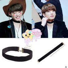 Jungkook's Style Black Velvet Choker