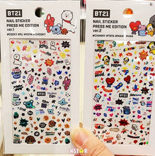 [LINE X BT21] Nail Sticker (2 Set)