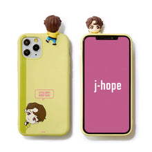 [BIG HIT] CHARACTER Figure Color Jelly Case Bbakkom Version (for iPhone and Samsung)