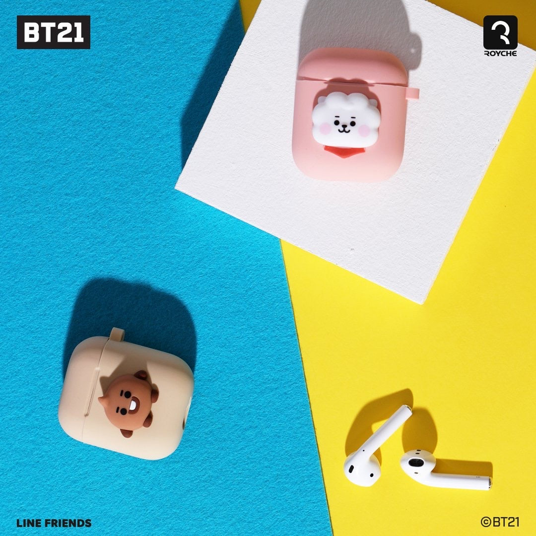 [ROYCHE X BT21] Silicone Charging Airpods Case