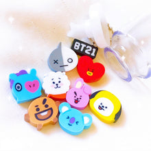 [BT21 JAPAN EXCLUSIVE] BT21 Official Charm Bottle Keyring with Erasers