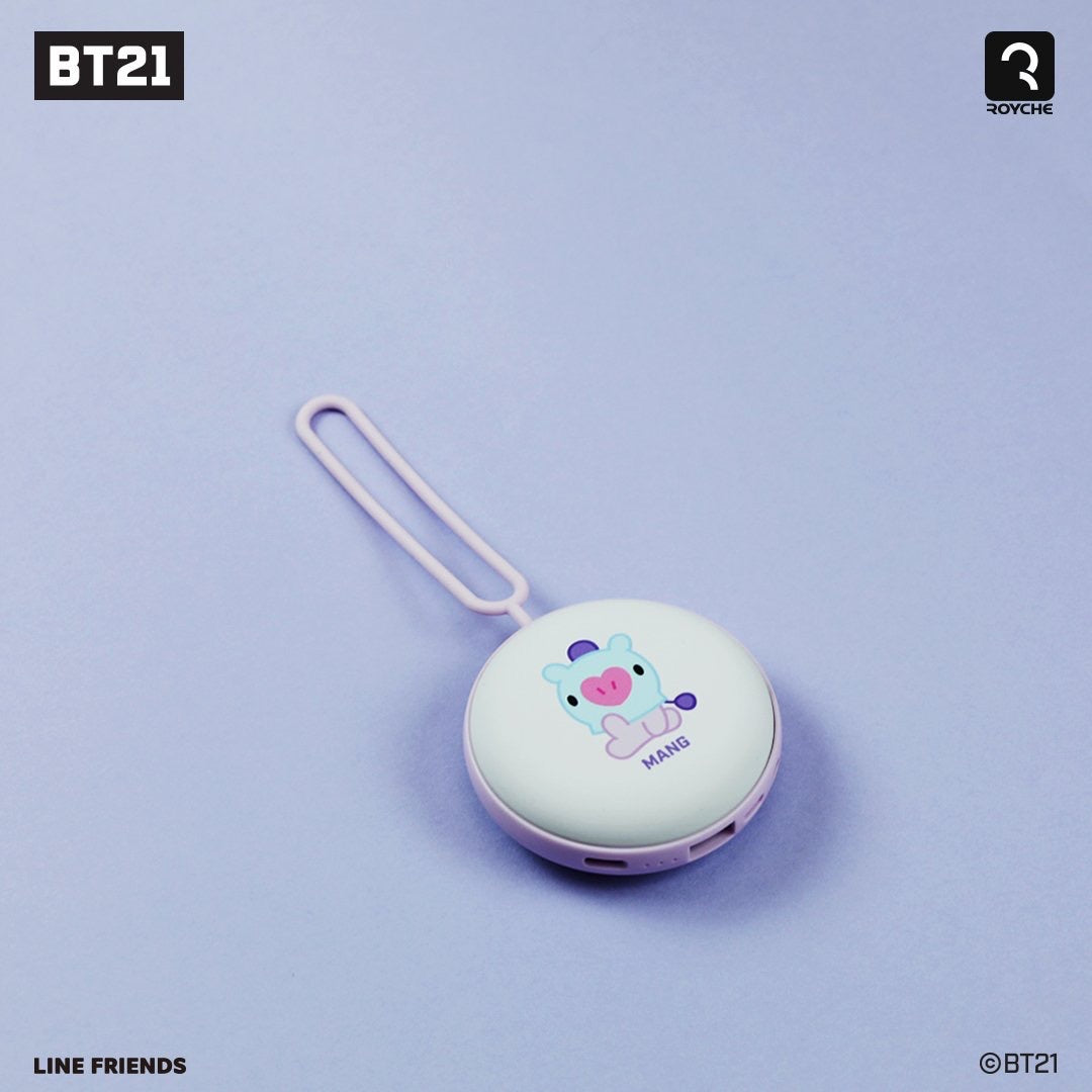 [ROYCHE X BT21] Portable Hand Warmer + Power Bank Baby Ver. (Free Express Shipping)