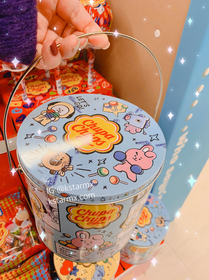 [ChupaChups X BT21] Classic 100u Tin 1100g
