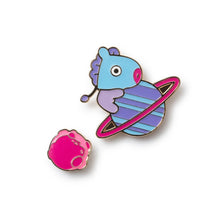 [LINE X BT21] Space Wappen Metal Badge (2ea)