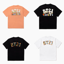 [LINE X BT21] LOGO Shirt Flower Version
