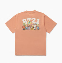[LINE X BT21] LOGO Shirt Flower Version