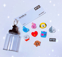 [BT21 JAPAN EXCLUSIVE] BT21 Official Charm Bottle Keyring with Erasers