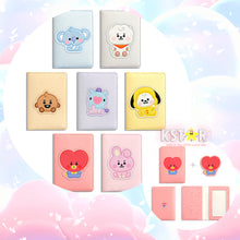 [LINE X BT21] Baby Leather Patch Card Case