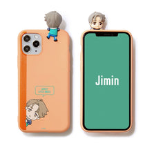 [BIG HIT] CHARACTER Figure Color Jelly Case Bbakkom Version (for iPhone and Samsung)