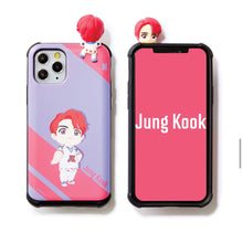 [BIG HIT] CHARACTER Figure Slide Bumper Case Edge Line Version (for iPhone and Samsung)