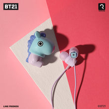*ONLY USA* [LINE X BT21] Wired Earphone with Remote & Mic (Free Shipping)