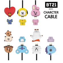 [LINE X BT21] Character Cable 5pin or 8pin or Type-C