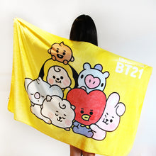 [LINE X BT21] Baby Together Flannel Blanket