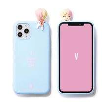 [BIG HIT] CHARACTER Figure Color Jelly Case Nickname Version (for iPhone and Samsung)