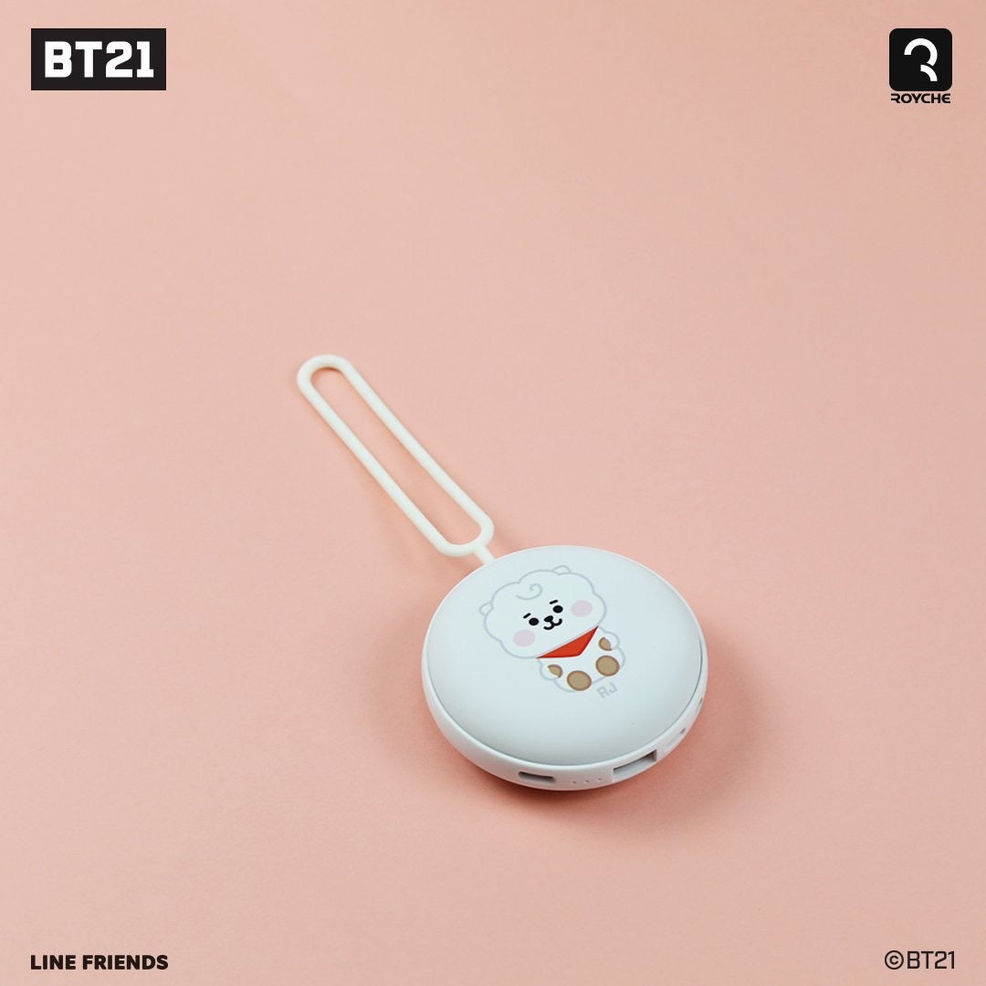 [ROYCHE X BT21] Portable Hand Warmer + Power Bank Baby Ver. (Free Express Shipping)