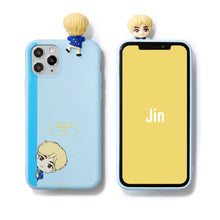 [BIG HIT] CHARACTER Figure Color Jelly Case Bbakkom Version (for iPhone and Samsung)