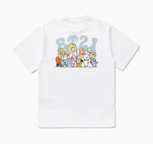 [LINE X BT21] LOGO Shirt Flower Version