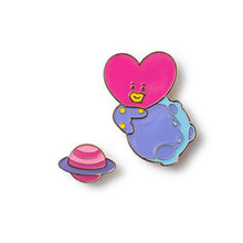 [LINE X BT21] Space Wappen Metal Badge (2ea)