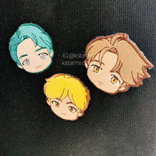 [BIG HIT] OFFICIAL CHARACTER Face Wappen (Embroidered Iron On Patches)