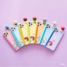 [BIG HIT] CHARACTER Figure Color Jelly Case Bbakkom Version (for iPhone and Samsung)