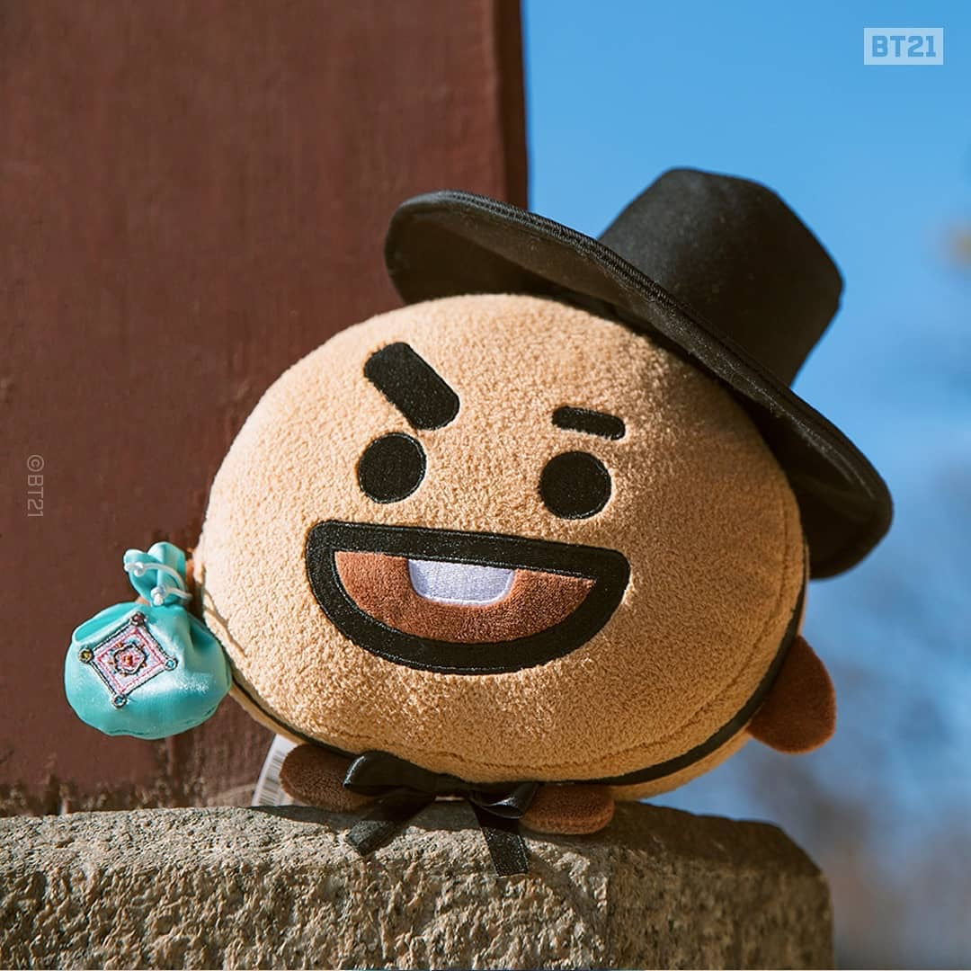 [LINE X BT21] Official Standing Doll HANBOK Version