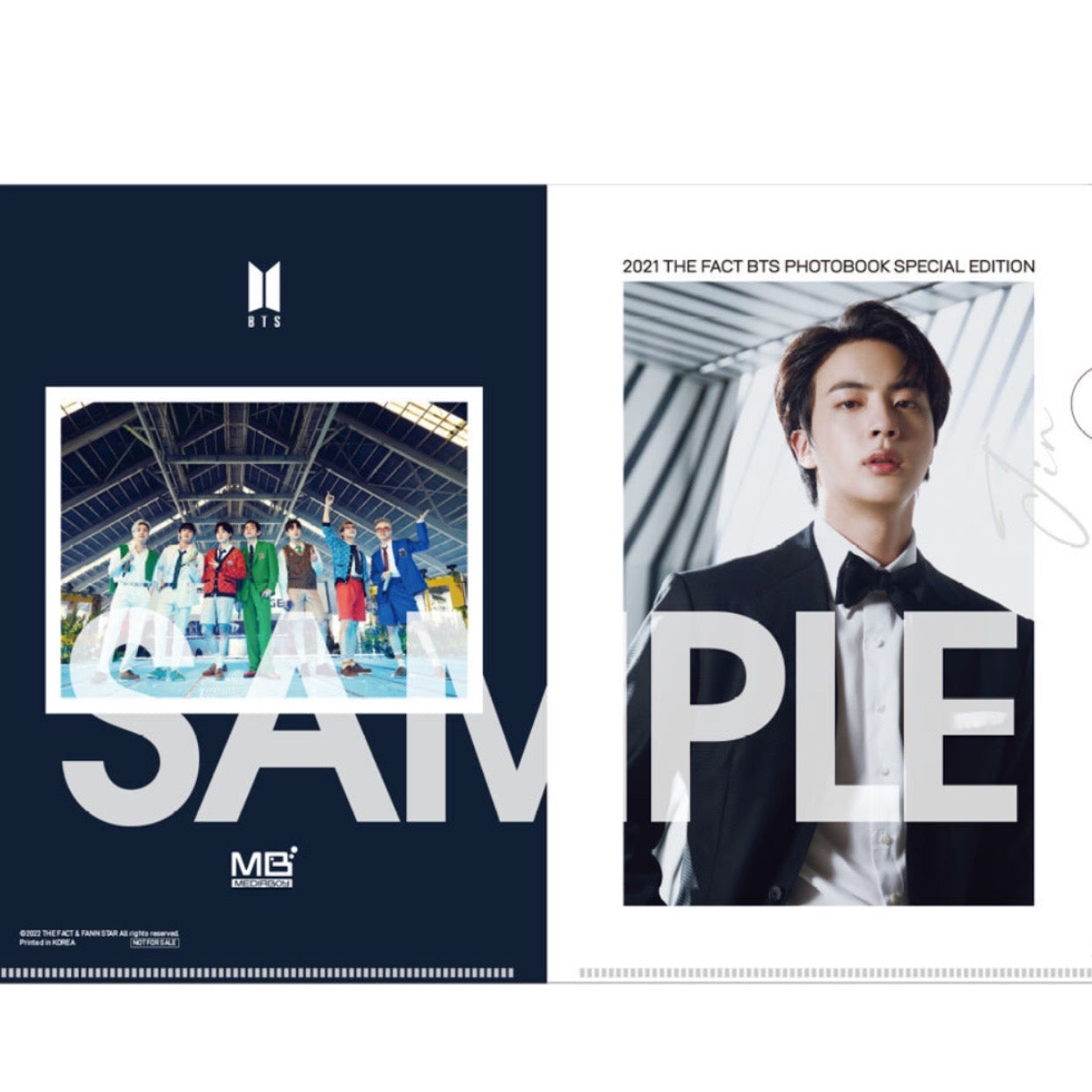 [BTS JAPAN] Official 2021 THE FACT BTS PHOTOBOOK SPECIAL EDITION + BENEFIT