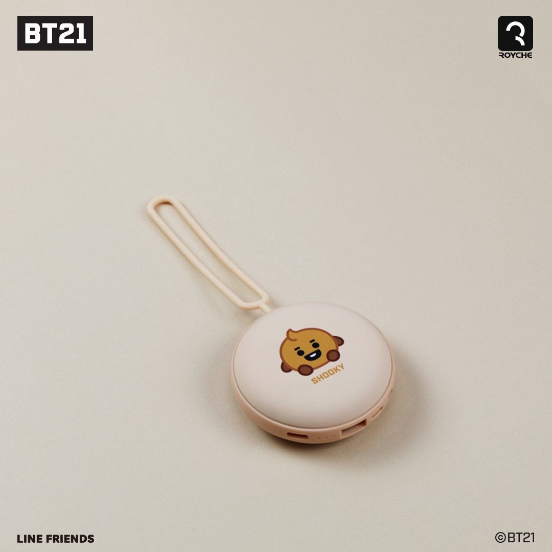 [ROYCHE X BT21] Portable Hand Warmer + Power Bank Baby Ver. (Free Express Shipping)