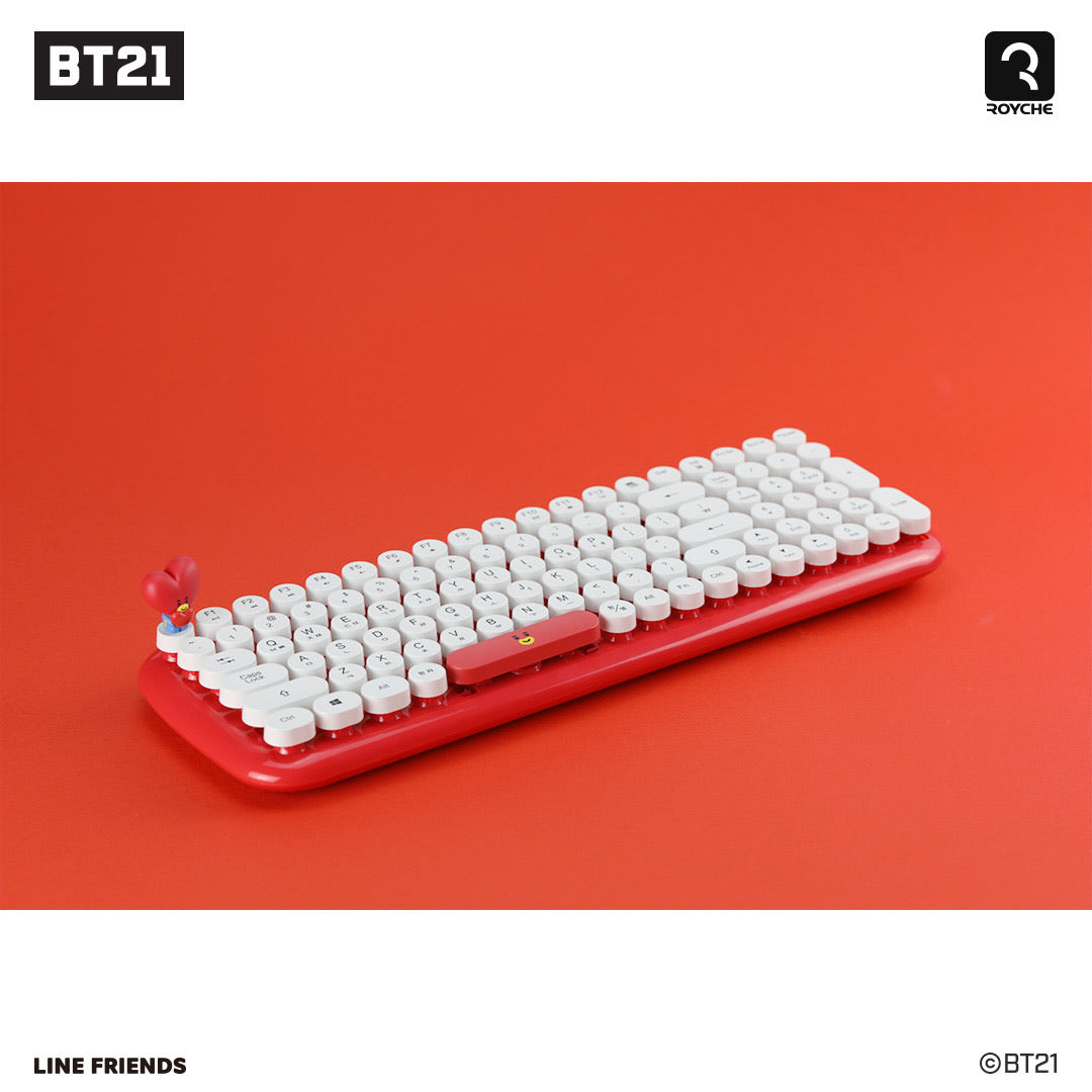 [LINE X BT21] Wireless Retro Keyboard